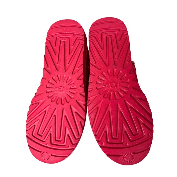 Ugg Classic Ultra Mini Suede Shearling Slip-On Boots - Picture 6 of 8